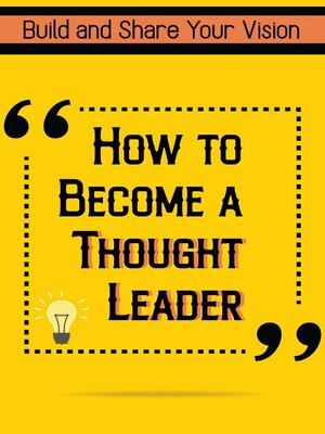 cover image of How to Become a Thought Leader